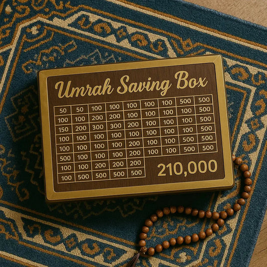 π°β¨ Umrah Saving Box β Secure Your Savings in Style! π¦π