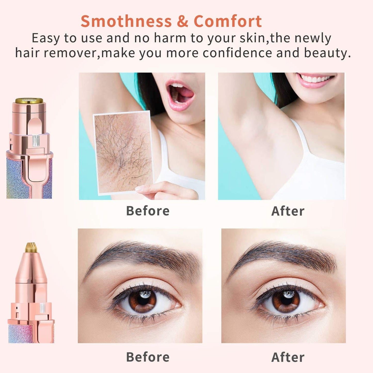 2 In 1 Electric Eyebrow Trimmer
