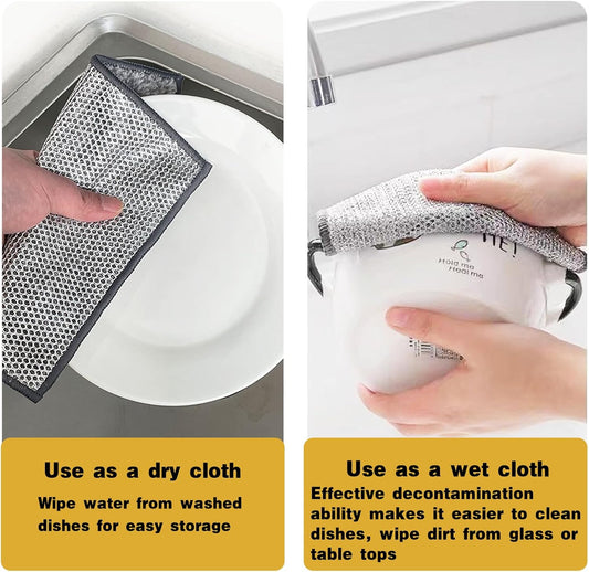 Multipurpose Net Wire Dish Cleaning🔥(PACK OF 12)🔥