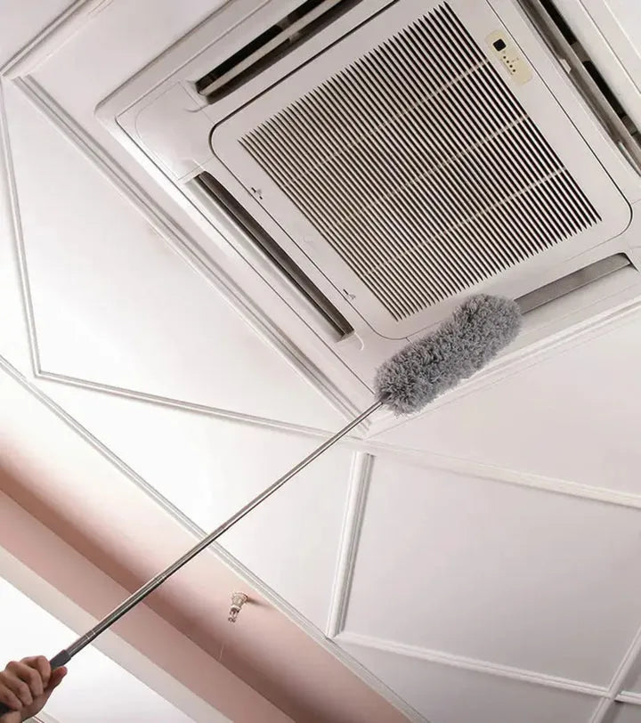 Microfiber Duster Stainless Steel Pipe Perfect for Ceiling, Fans, and Furniture Cleaning
