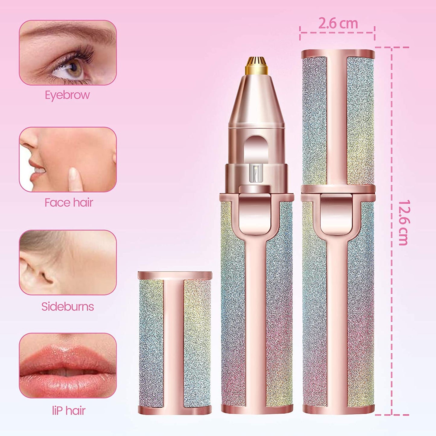 2 In 1 Electric Eyebrow Trimmer