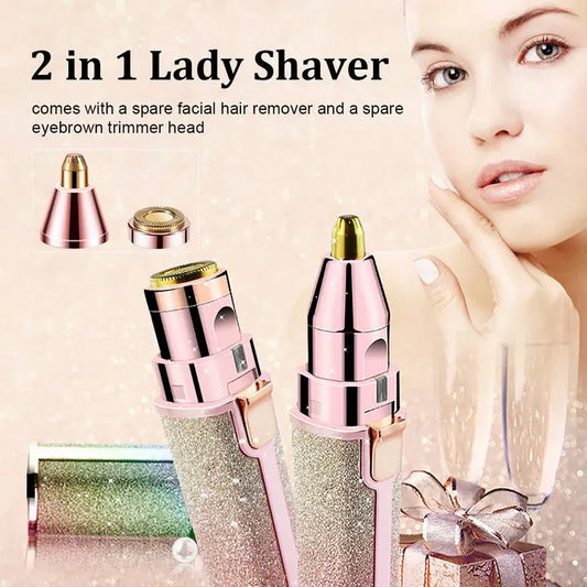 2 In 1 Electric Eyebrow Trimmer