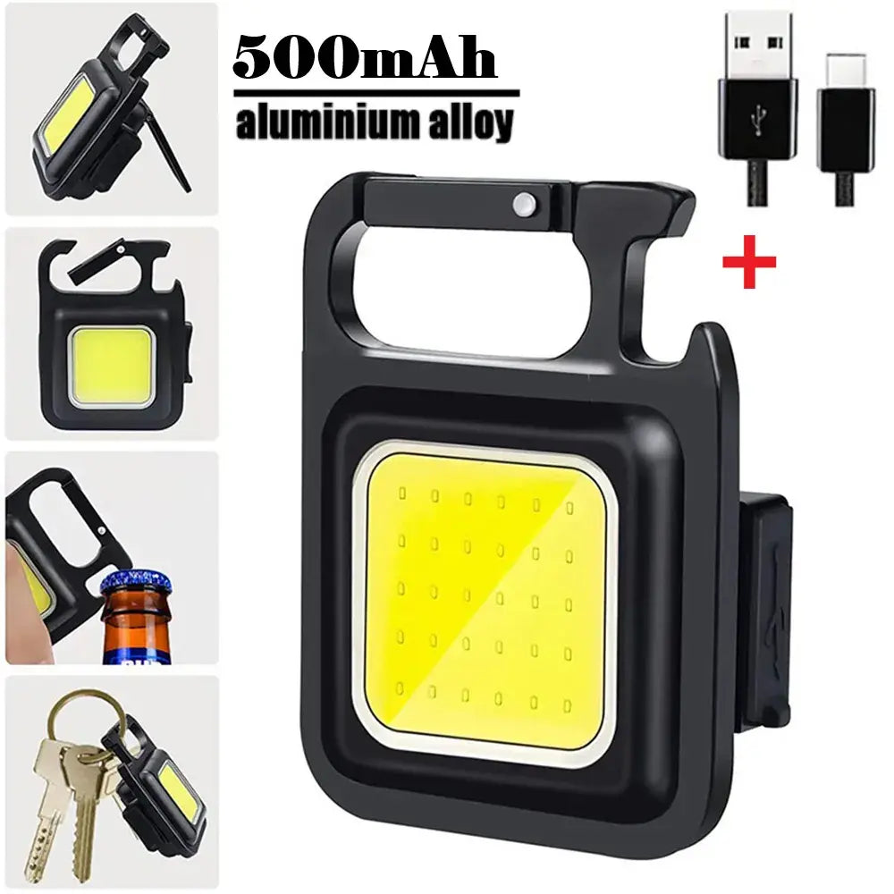 Cob Rechargeable Keychain Light